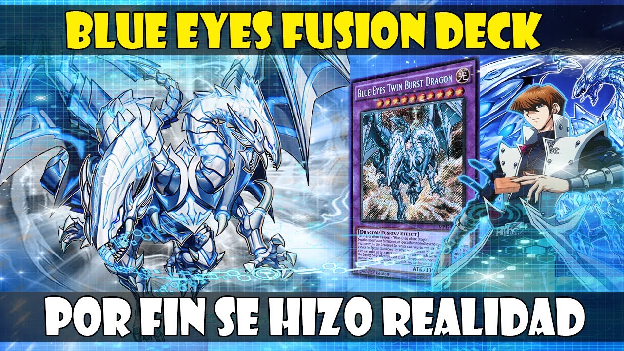 BLUE EYES OJOS AZULES FUSION DECK EL SUE O POR FIN SE HA HECHO 
