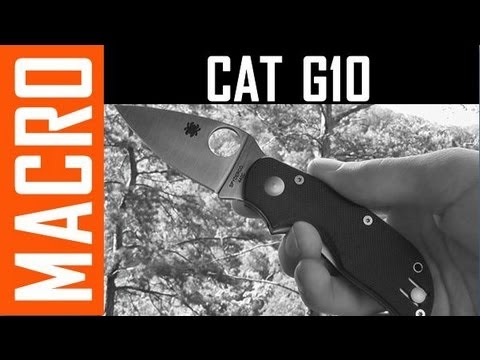 Navaja Spyderco Cat G10
