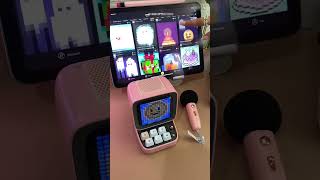 💗 ASMR unboxing of the cutest retro speaker ever — Divoom Ditoo-mic! #desksetup #shorts #deskdecor