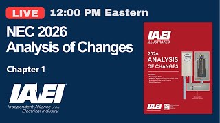 NEC 2026 Analysis of changes - Chapter 1
