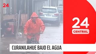 Curanilahue bajo el agua: más de mil viviendas afectadas | 24 Horas TVN Chile