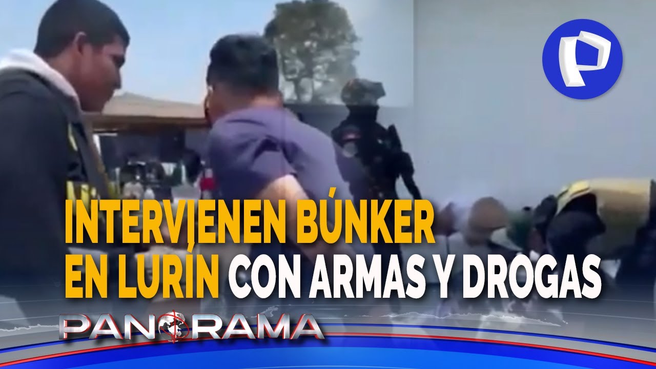 Intervienen búnker con armas y droga: 84 personas detenidas entre peruanos y venezolanos