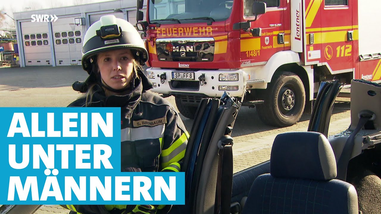 Feuerwehrfrau Selina allein unter Männern | SWR | Landesschau Rheinland-Pfalz