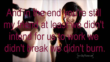 Christina Grimmie- I Won't Give Up Cover (Lyrics)