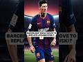 Barcelona Considers Replacing Lewandowski ⚽