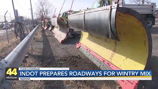 INDOT Prepares for First Rounds of Wintery Mix Wednesday