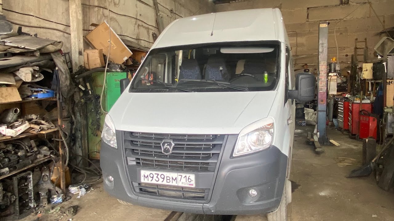 Установили очередную МКПП 6-ст Мерседес Спринтер на Газель Некст с ...