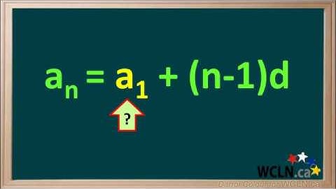 WCLN - Calculations with Arithmetic Sequences