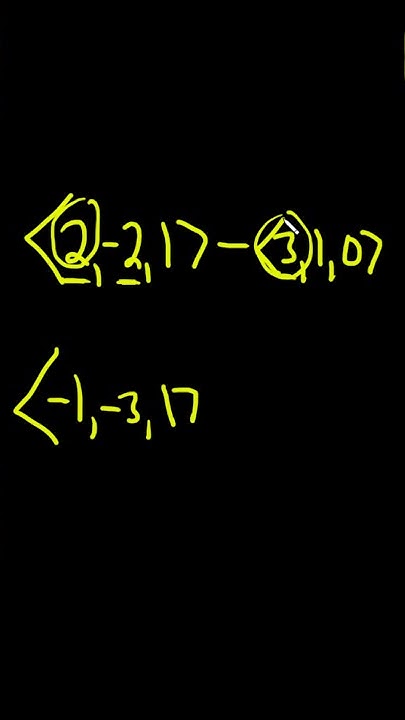 learn-how-to-subtract-two-vectors-in-3-dimensional-space-shorts-youtube