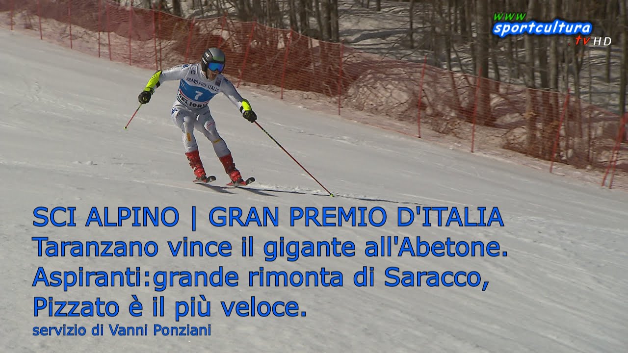 Taranzano vince all'Abetone. Grande rimonta di Saracco, Pizzato primo aspirante | SPORTCULTURA.TV