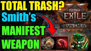 poe2 Manifest Weapon Seems Super Weak All 3 Variants With Spear Staff And Mace Looks Bad 