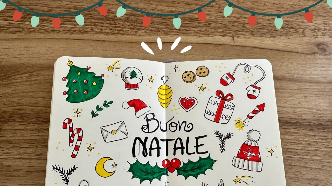 COME FARE DISEGNI DI NATALE FACILI 🎄 DOODLES NATALE 2024