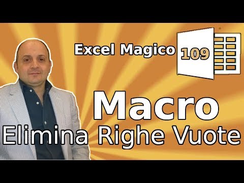 Video: Come Rimuovere Le Macro