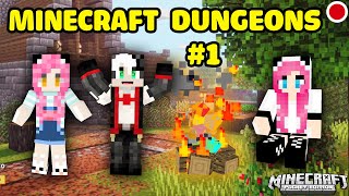REDHOOD VÀ MỀU THỬ THÁCH STREAM MINECRAFT DUNGEONS TẬP 1*MỀU STREAM MINECRAFT PHIÊN BẢN MỚI DUNGEON screenshot 4