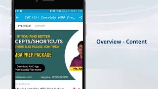 🛑LIVE || How to Access the Content from ANC New App -Boarding video || CAT, BANK, SSC || ANIL NAIR screenshot 3