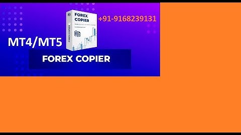 Mt4/Mt5 Forex Trade Copier, Single Mt4 To Multiple Mt4 Trade #tradecopier #forextrading #copytrading