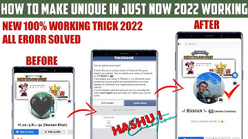 How to make unique name facebook account without any problem 2022 | without reject without proof