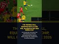 The Trionda ball equipped with a chip will be used in the 2026 World Cup