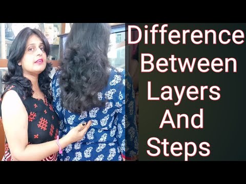 What Is The Difference Between Layers & Steps/Very Easy Way To Cut Leyers Hair  Cut/Seema Jaitly - Youtube