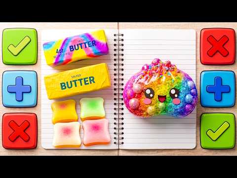 Paper DUMPLING SQUISHY DIY! ✨ I Got RARE Rainbow Dumpling Squishy In Game Book