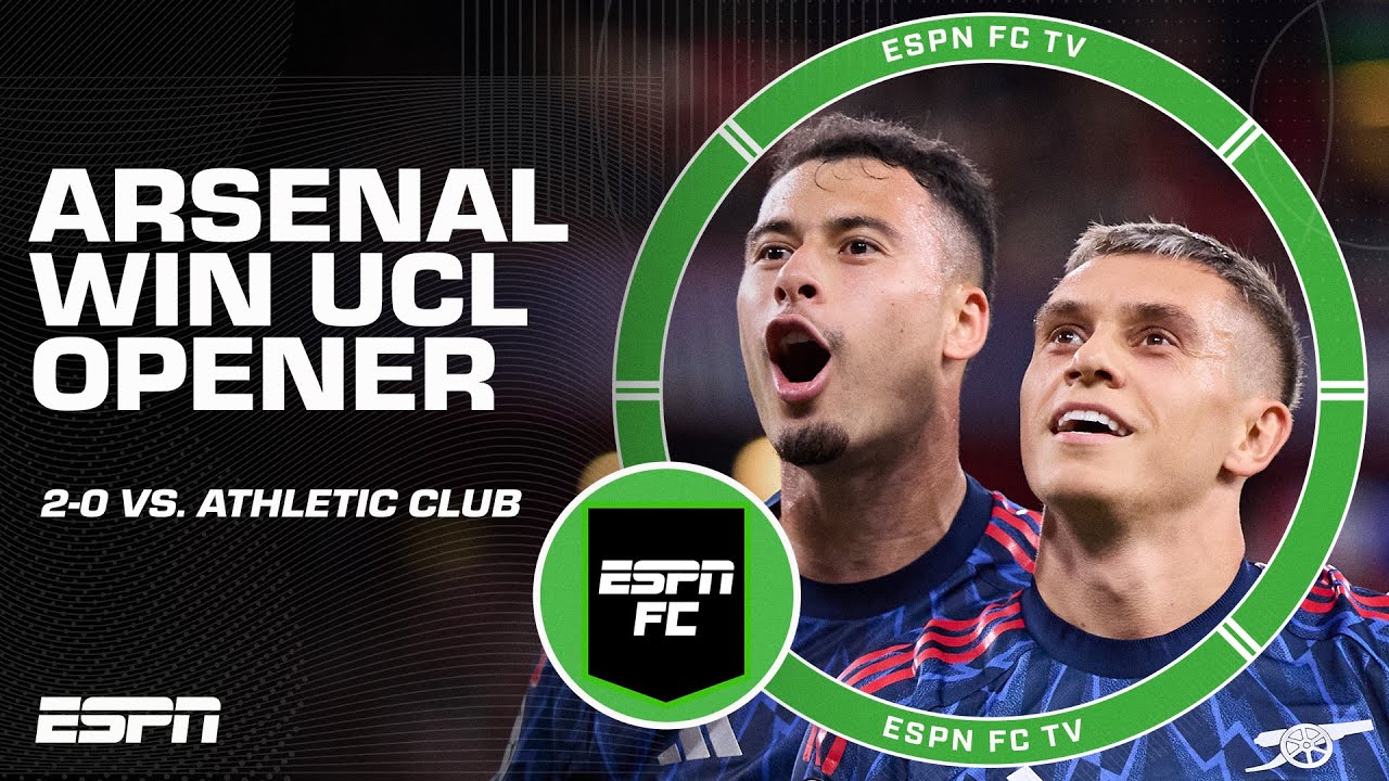 UCL REACTION 🗣️ Arsenal were 'good enough' in win over Athletic Club - Stewart Robson | ESPN FC