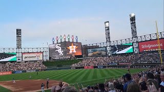 White Sox-Astros game in Chicago (July 17th, 2021)