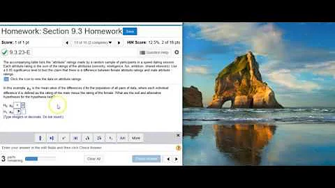 Using StatCrunch to perform hypothesis testing on matched pair means