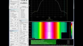 Aaronia Spectran measuring a GSM 900 signal screenshot 2
