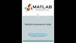 Full Matlab Homework Help Update