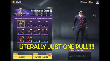 LUCKIEST CRATE PULL EVER!!! CODM | Hired Muscle Crate