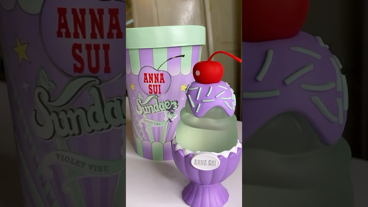 Unboxing de Anna Sui- sundae violet vibe perfume 🍬🫧
