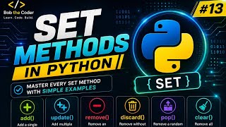 Set Methods in Python | Complete Beginner Guide | Hinglish