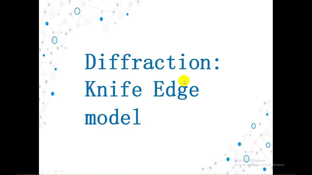 Knife edge model YouTube