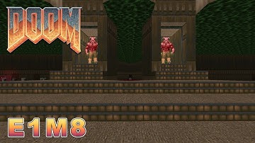 Ultimate Doom Longplay - E1M8: Phobos Anomaly (Ultra-violence/Pistol Start)