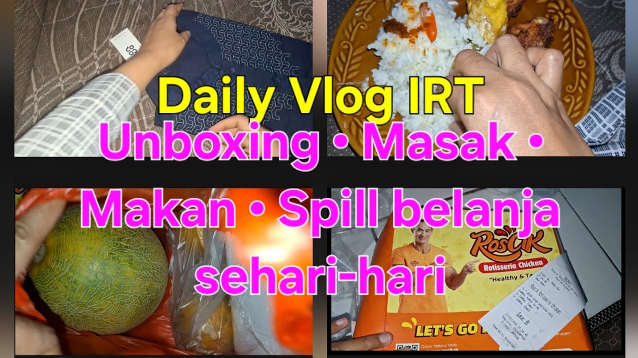 Kegiatan IRT • Random Vlog 2 Hari di Kontrakan ♡ #adayinmylife #kegiatandirumahaja #giftawaydidesk