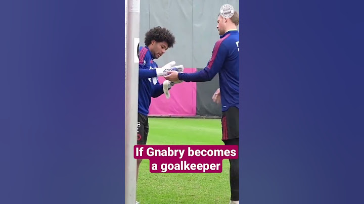 If Gnabry becomes a goalkeeper #gnabry #bayernmunich #bundesliga #neuer #germany #goalkeeper