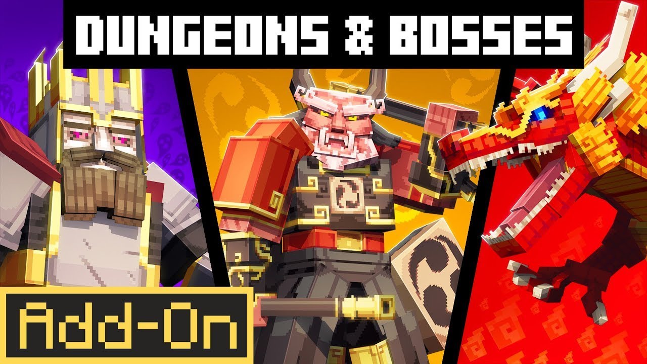 Dungeons and Bosses Add-On | Minecraft Marketplace | Showcase - YouTube