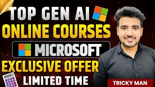 FREE For Only 7 Days Hurry Up 🚨 Free GEN AI Online Courses by Microsoft | Become Job ready for 2026!