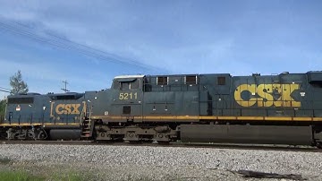 CSX ES40DC 5211 w/ Nice K5HL Leads Automotive Q580-24 on 4/26/21