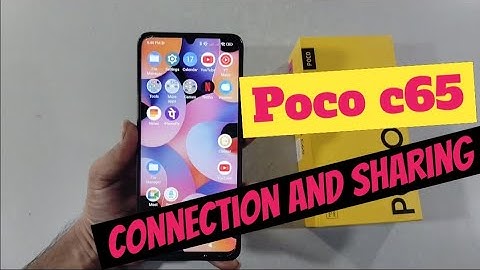 poco c65 connection and sharing setting   #pococ65 @Techieworld7777