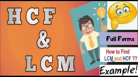 HCF AND LCM- PLAYING WITH NUMBERS-CLASS 6 NCERT