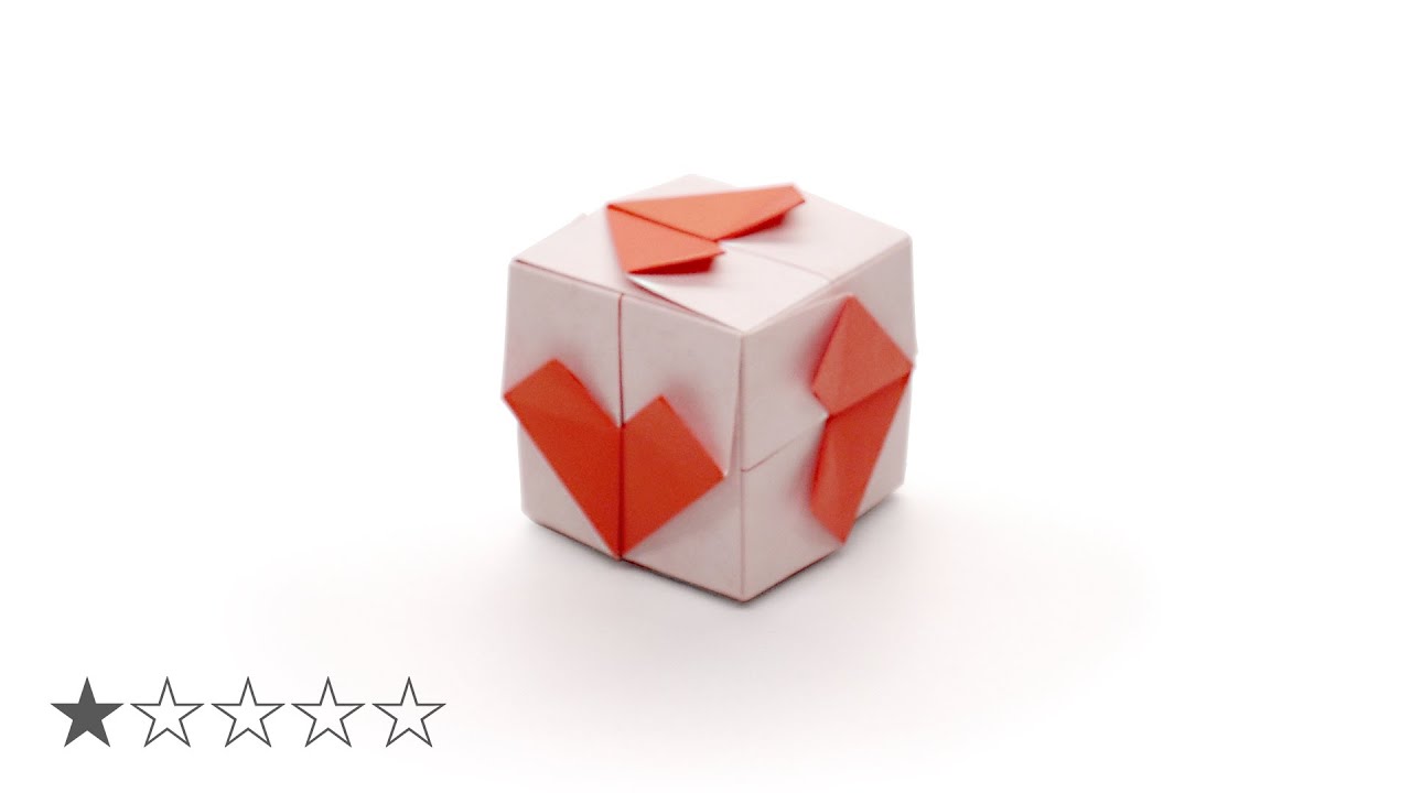 Origami Casket of Hearts - YouTube