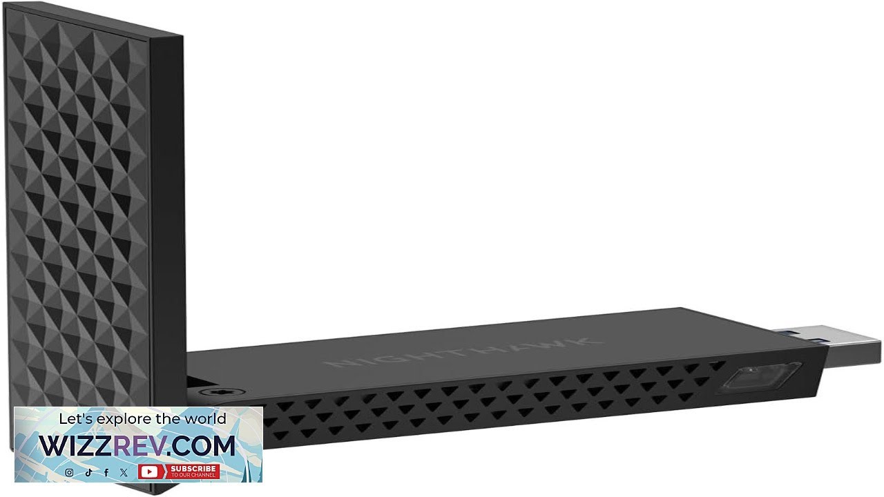 NETGEAR Adaptateur USB 3.0 Nighthawk WiFi 7 (A8500) -clé WiFi 7 - Vitesse WiFi Gigabit tribande BE5000 (jusqu'à 5,0 Gbit/s) - Bande 6 GHz - Fonctionne avec Toute Box routeur ou système Mesh