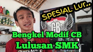 Lulusan SMK Buka Bengkel Spesial Modifikasi CB | PKKWU