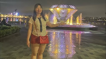 Nhạc nước Vạn Phúc city, TP Thủ Đức. Công viên Diamond. Viên kim cương 💍 siêu to. Sugar town.