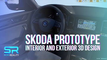 Skoda Prototype Interior and Exterior 3D Design | by ServReality