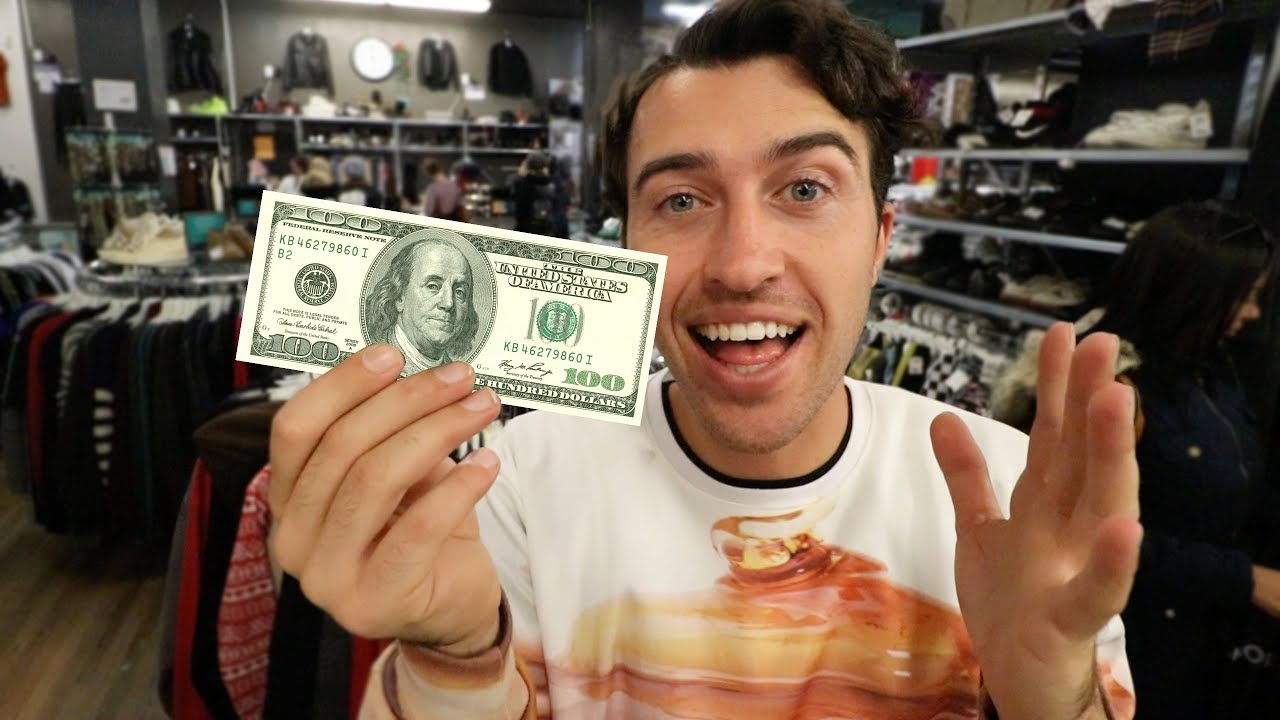 THRIFT SHOPPING with $100