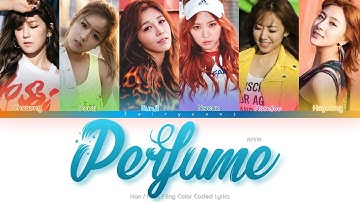 APINK (에이핑크) Perfume Color Coded Lyrics (Han/Rom/Eng)