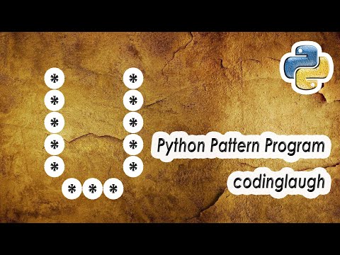 U - Alphabet Shape || Star Pattern || Python Pattern Program || Bangla (বাংলা)
