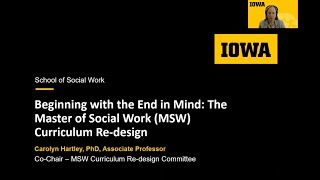 Master Of Social Work Curriculum Transformation